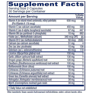 Vitanica Immune Symmetry, Immune Support, Vegan, 60 Capsules