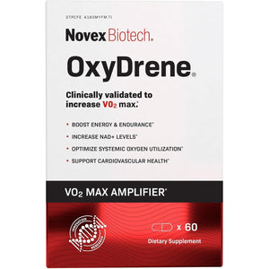 Novex Biotech Oxydrene NAD+ Enhancer - Natural Supplement Promoting Metabolism and Cardiovascular Support - (60 Capsules)