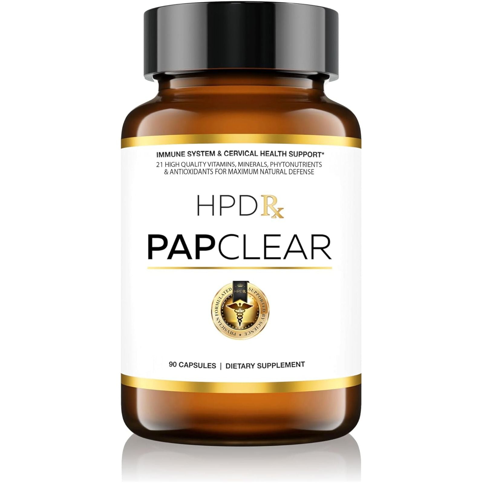 PAPCLEAR Physician Formulated | All Natural Immune Support Supplement | 90 Capsules