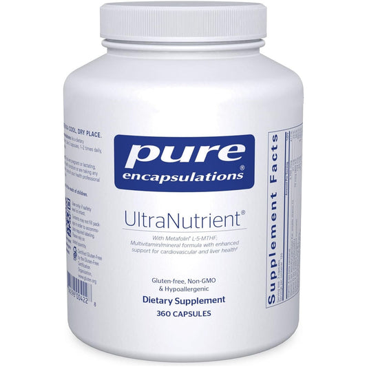 Pure Encapsulations Ultranutrient - Minerals & Multivitamins - Supports Liver & Heart Health 360 Capsules