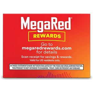 Megared Advanced 6X Absorption Softgels - Omega-3 Fish Oil Supplement 800Mg (80 Count)