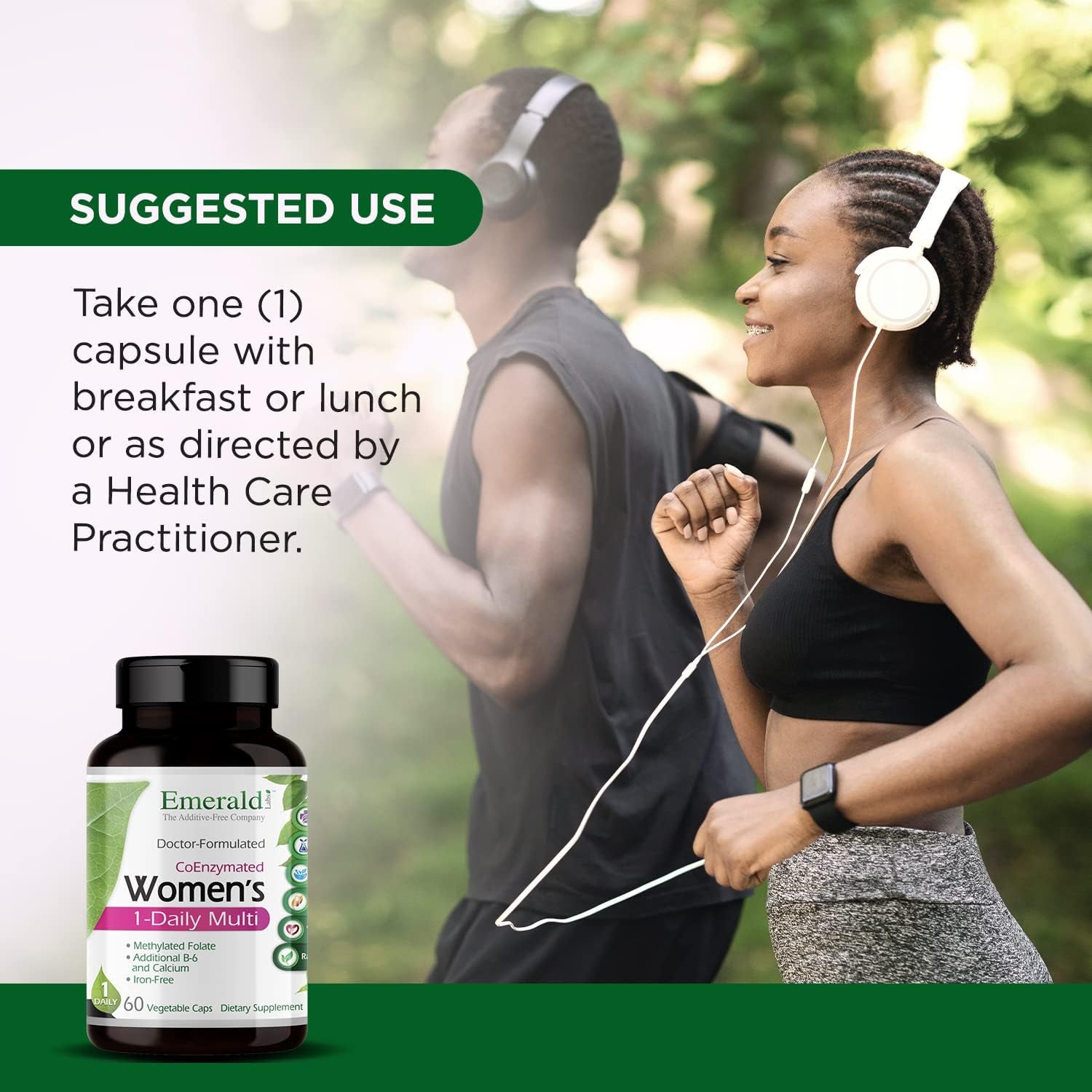 EMERALD LABS Women'S 1-Daily Multi - Multivitamin for Women for Bone & Immune Support Supplement* 60 Capsules