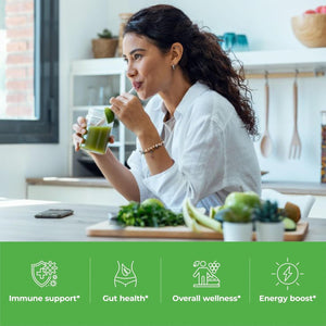 Paradise, ORAC Energy Greens Powder Extract, Super Antioxidants, Probiotics for Gut Health & Digestion 60 Servings