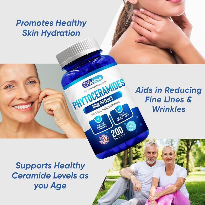 We like Vitamins Phytoceramides 700Mg - Skin Hydration, Repair, Rejuvination 200 Capsules