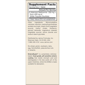 Jarrow Formulas® Same 200 Mg, Supports Joint Health, Liver Function, Brain Metabolism, 60 Tablets