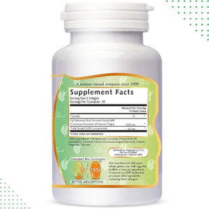 Coco March Molecular Curcumin - Joint, Mobility and Immune Support 1000 Mg, 60 Softgels