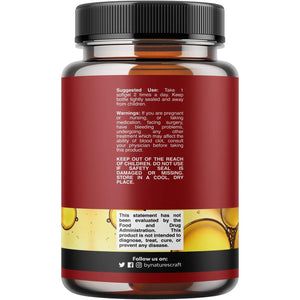 Icelandic Cod Liver Oil Softgels - Wild Caught EPA DHA Omega 3 Fish Oil 1000Mg per Serving