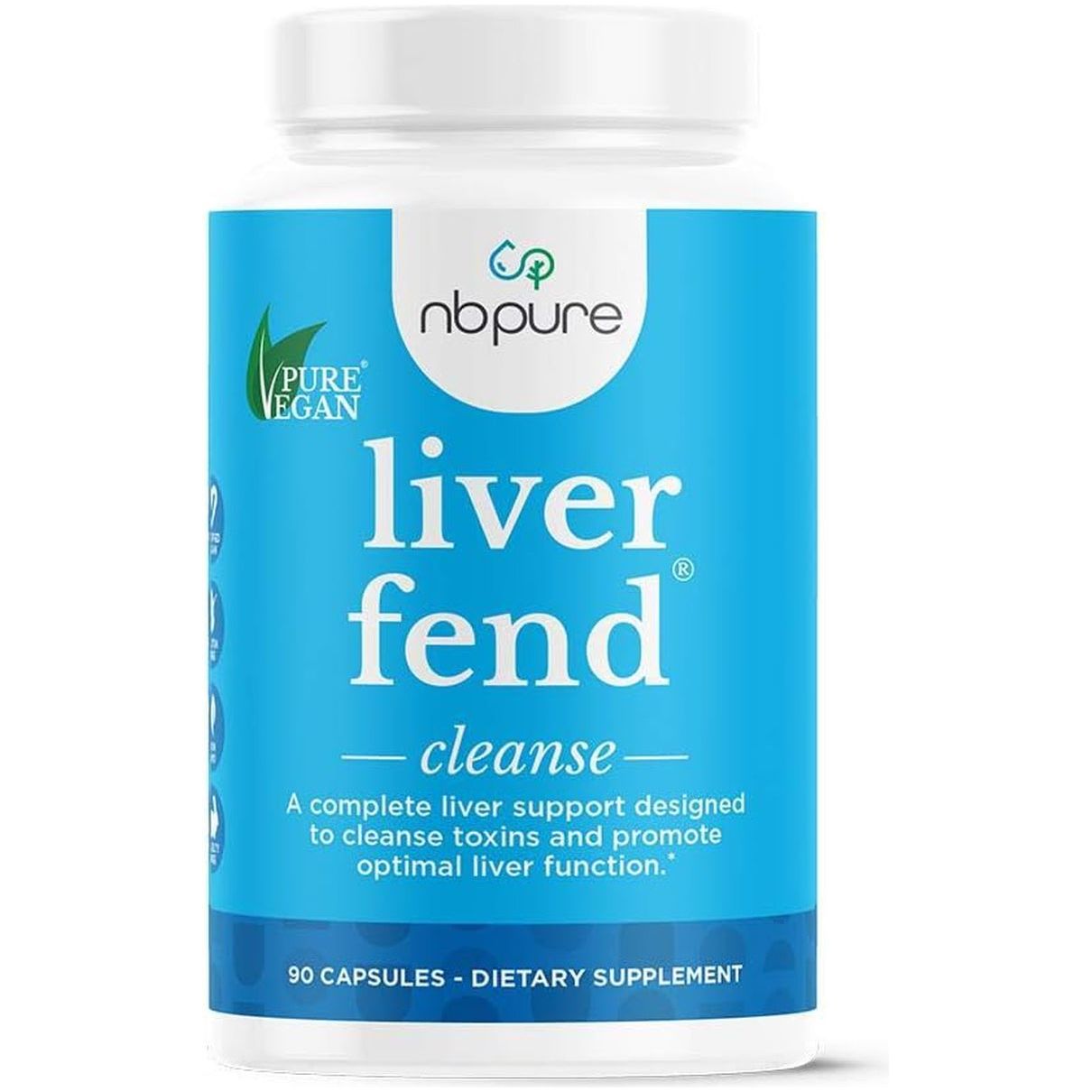 Nbpure Liver Fend Liver Detox and Cleanse Milk Thistle and Liver Support Supplement, 90 Count