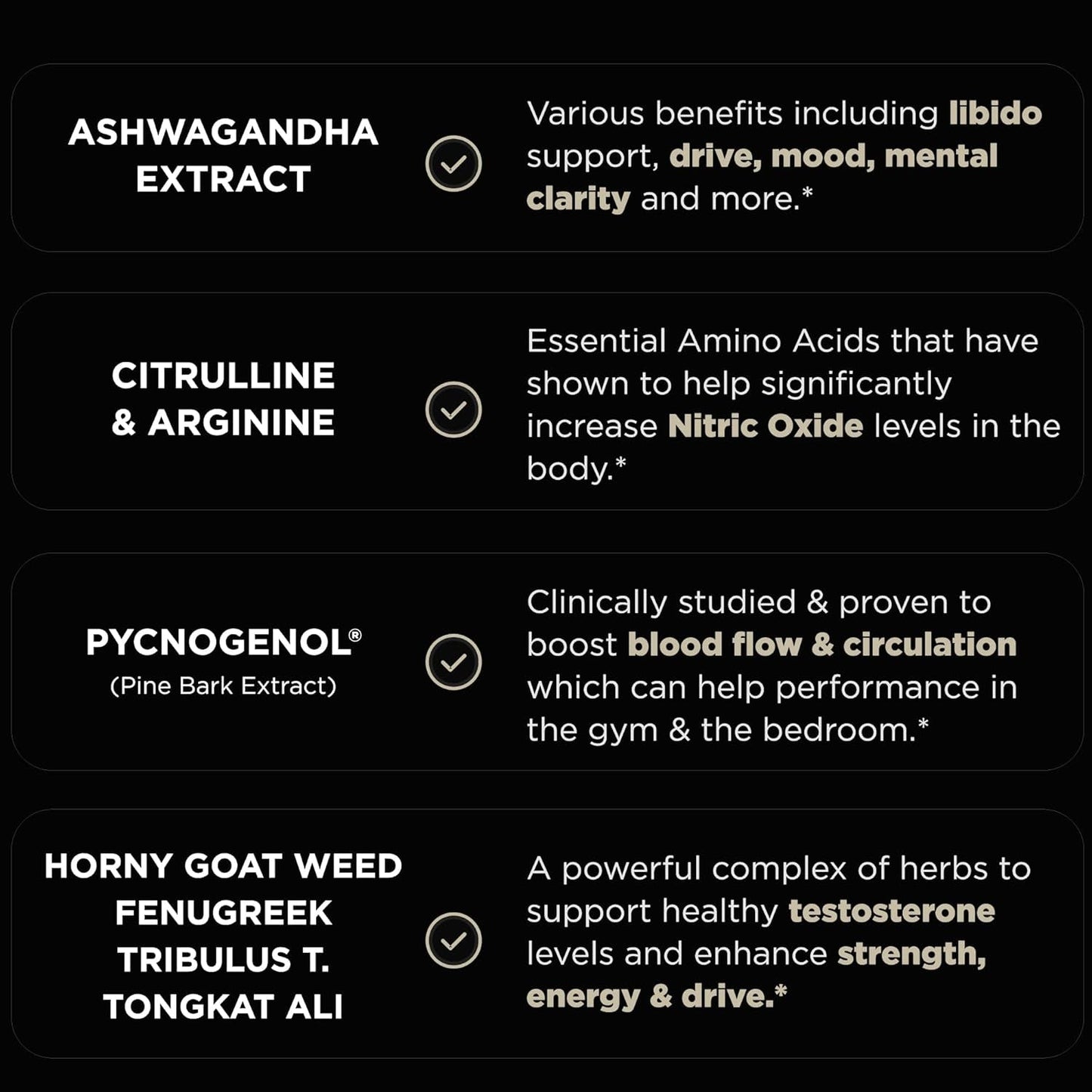 21,800Mg Testosterone Booster Supplement for Men 8X Strength W. Ashwagandha, Tongkat Ali, Pycnogenol, Tribulus