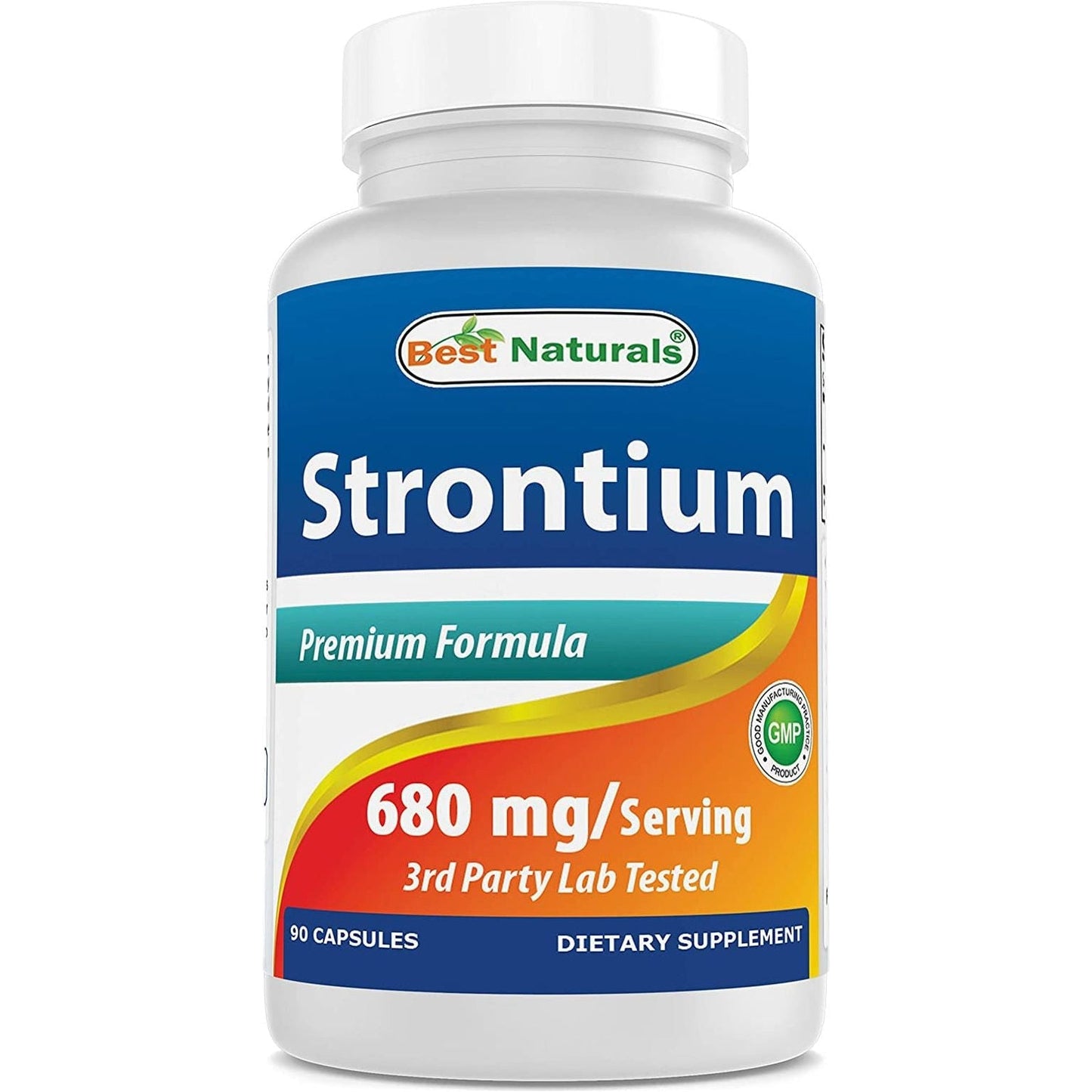 Best Naturals Strontium Bone Building Formula 680Mg/Serving 90 Capsules