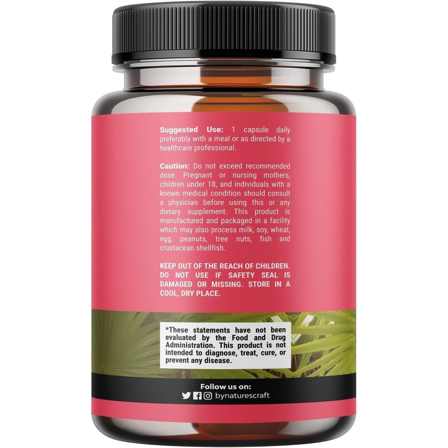 Extra Strength Saw Palmetto for Women 500Mg - DHT Blocker - Hair Vitamins for Hair Loss Supplement - 90 Capsules
