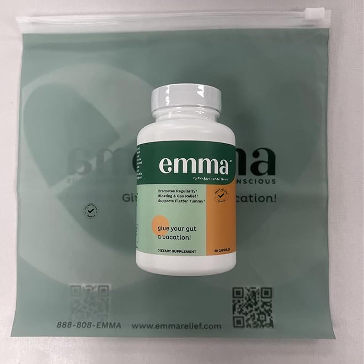 Emma Doctors Endorsed Gut Health Supplement - Gut Health & Colon Cleanse Formula 60 Capsules 