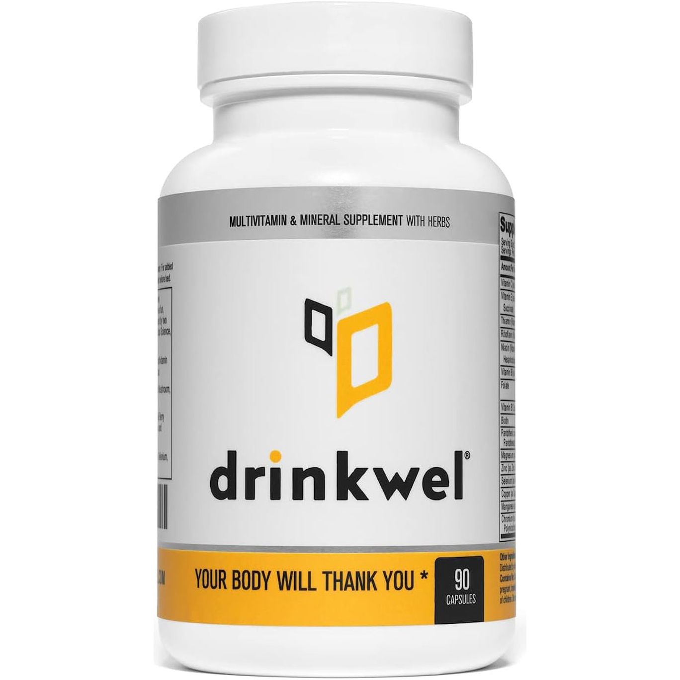 Drinkwel for Liver Support & Detox Multivitamin, 90 Count