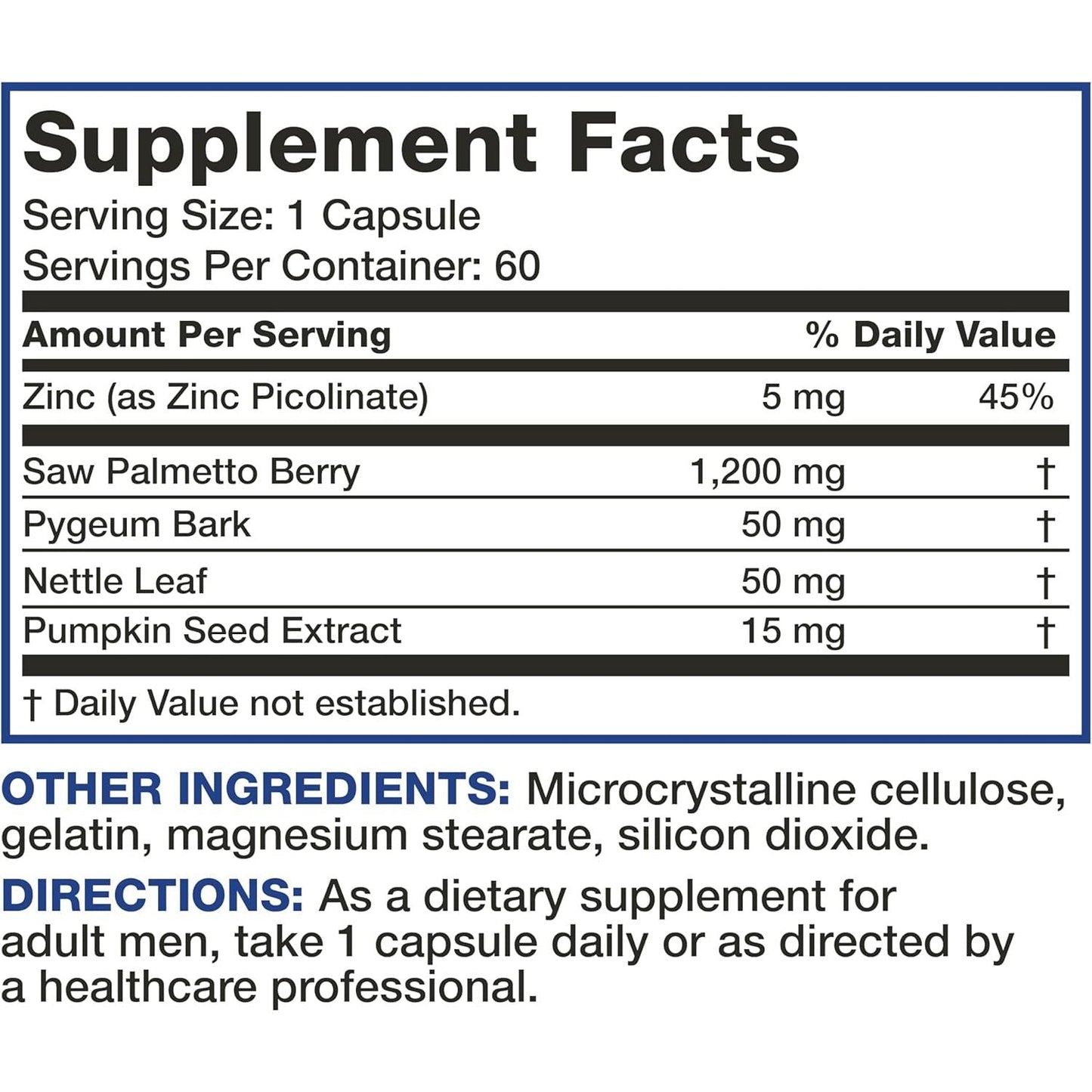 Bronson Prostate Health Support Supplement 60 Capsules
