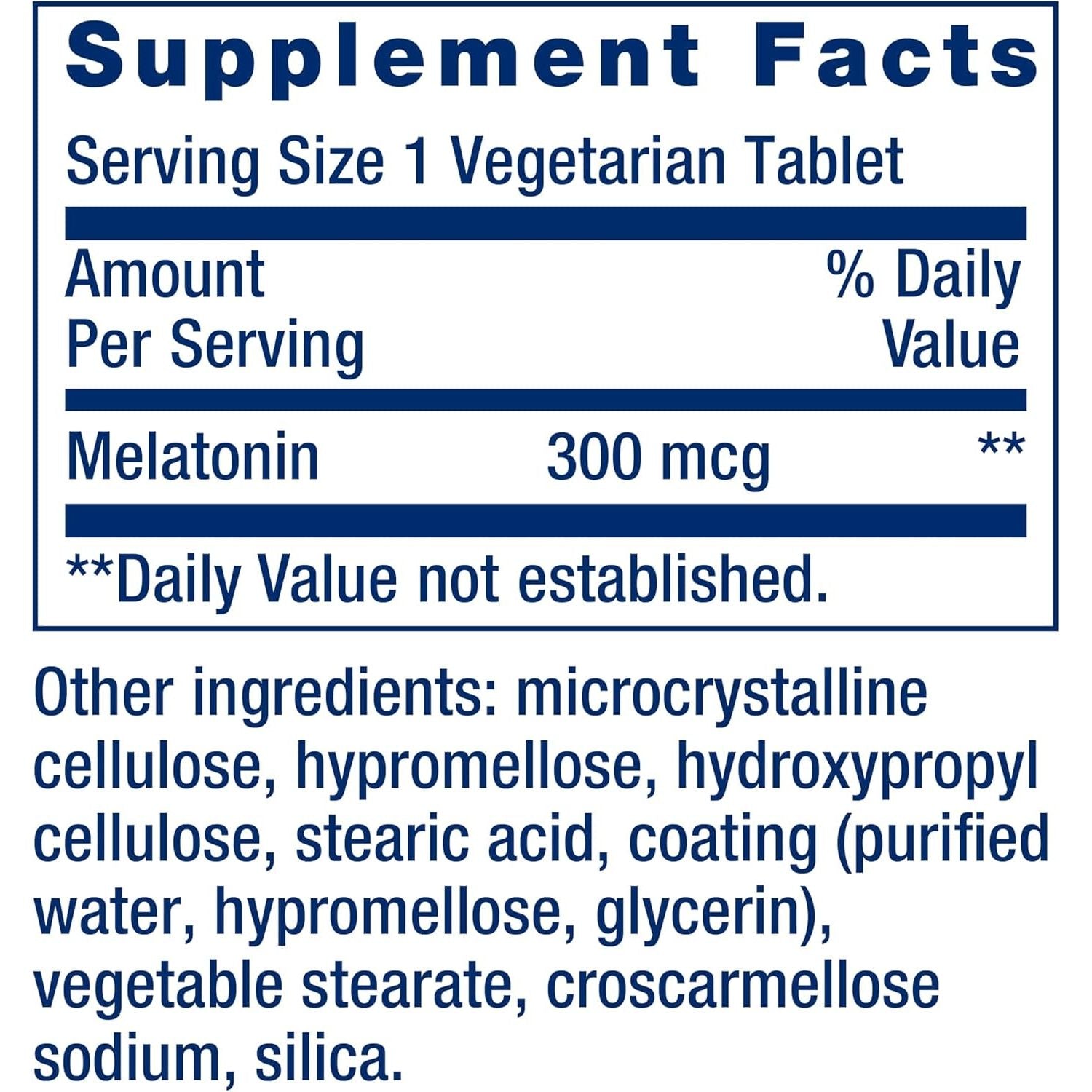 Life Extension Melatonin 6 Hour Timed Release, 300 Mcg 100 Tablets