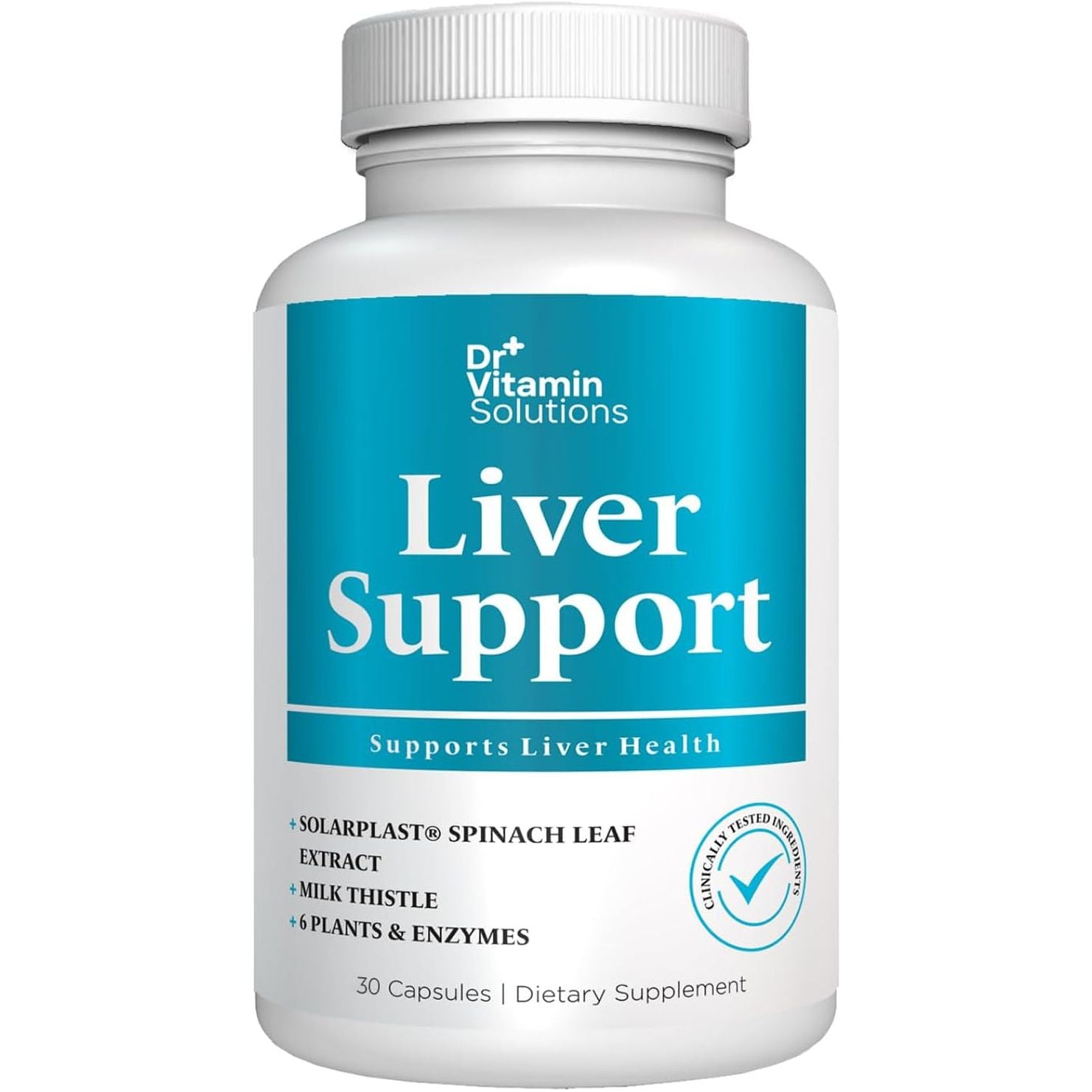 Liver Cleanse Detox and Repair - Milk Thistle Supplement for Natural Gallbladder Support, 30 Vegan Capsules