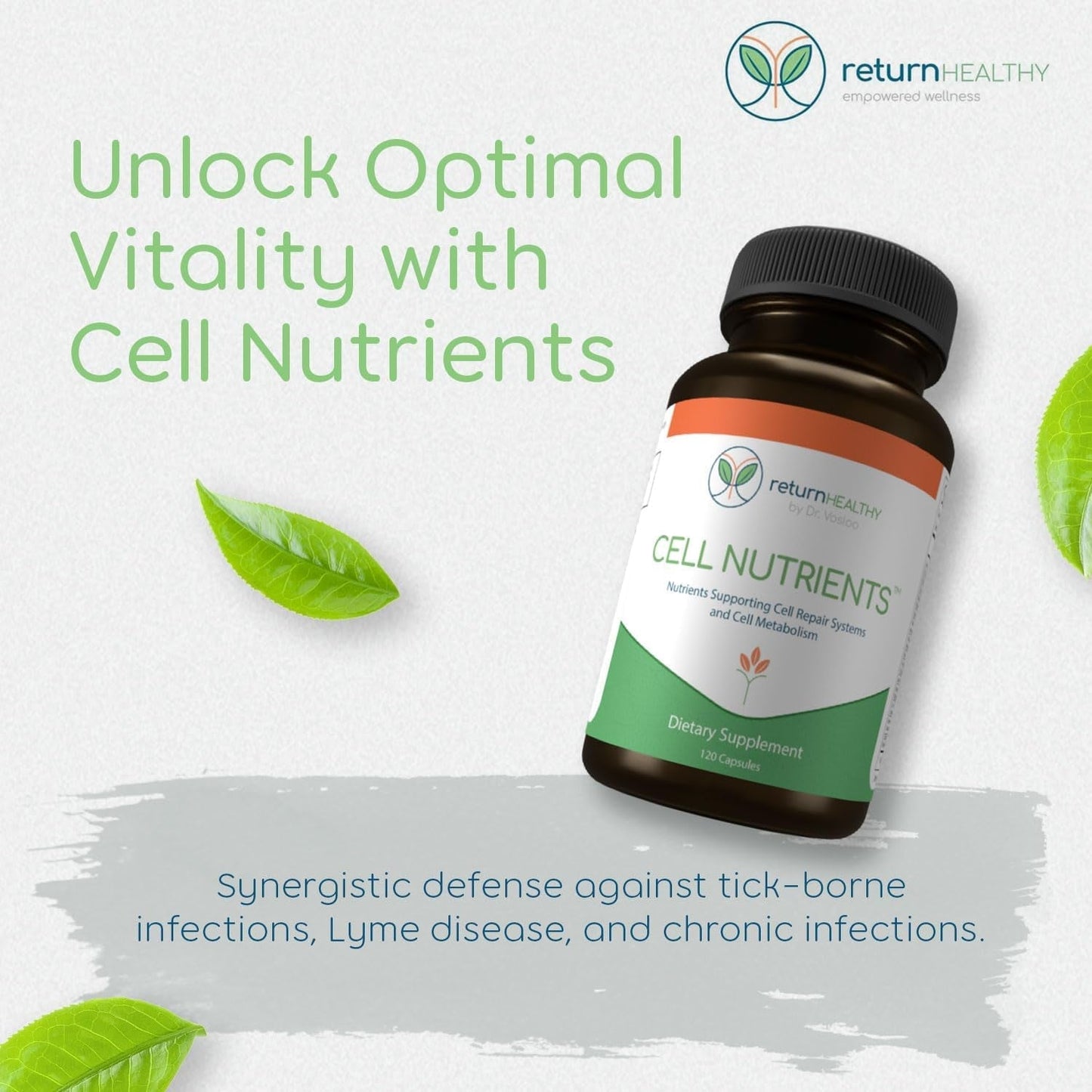Cell Nutrients | Promotes Cell and Membrane Repair & Cell Metabolism 120 Caps