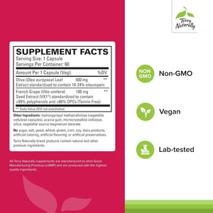 Terry Naturally Blood Pressure Health - Promotes Healthy Circulation - 60 Servings