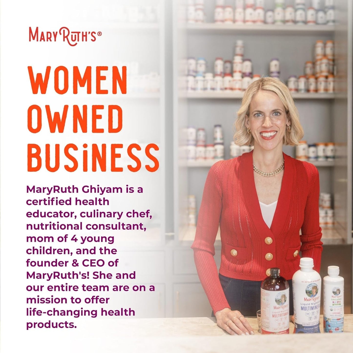 Maryruth Organics USDA Organic Vitamin A Liquid Drops for Immune Support, Eye Health, Skin Health for Ages 14+ | 3 Month Supply/10z