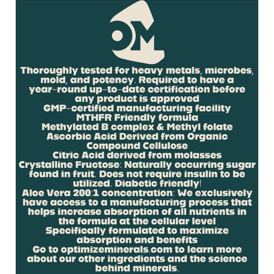 Multi Mineral Daily Formula – Magnesium, Electrolytes & Trace Mineral Powder 30 Servings