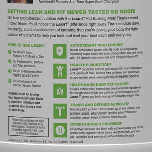 Original Lean1, Meal Replacement Shake, Vanilla Flavor