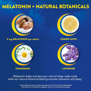 Midnite Extended Release Medium Dose 6 Mg Melatonin Sleep Aid 30 Tablets