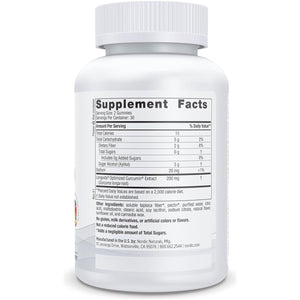 Nordic Naturals Zero Sugar Curcumin Gummies, Mango - 60 Gummies - 200 Mg 