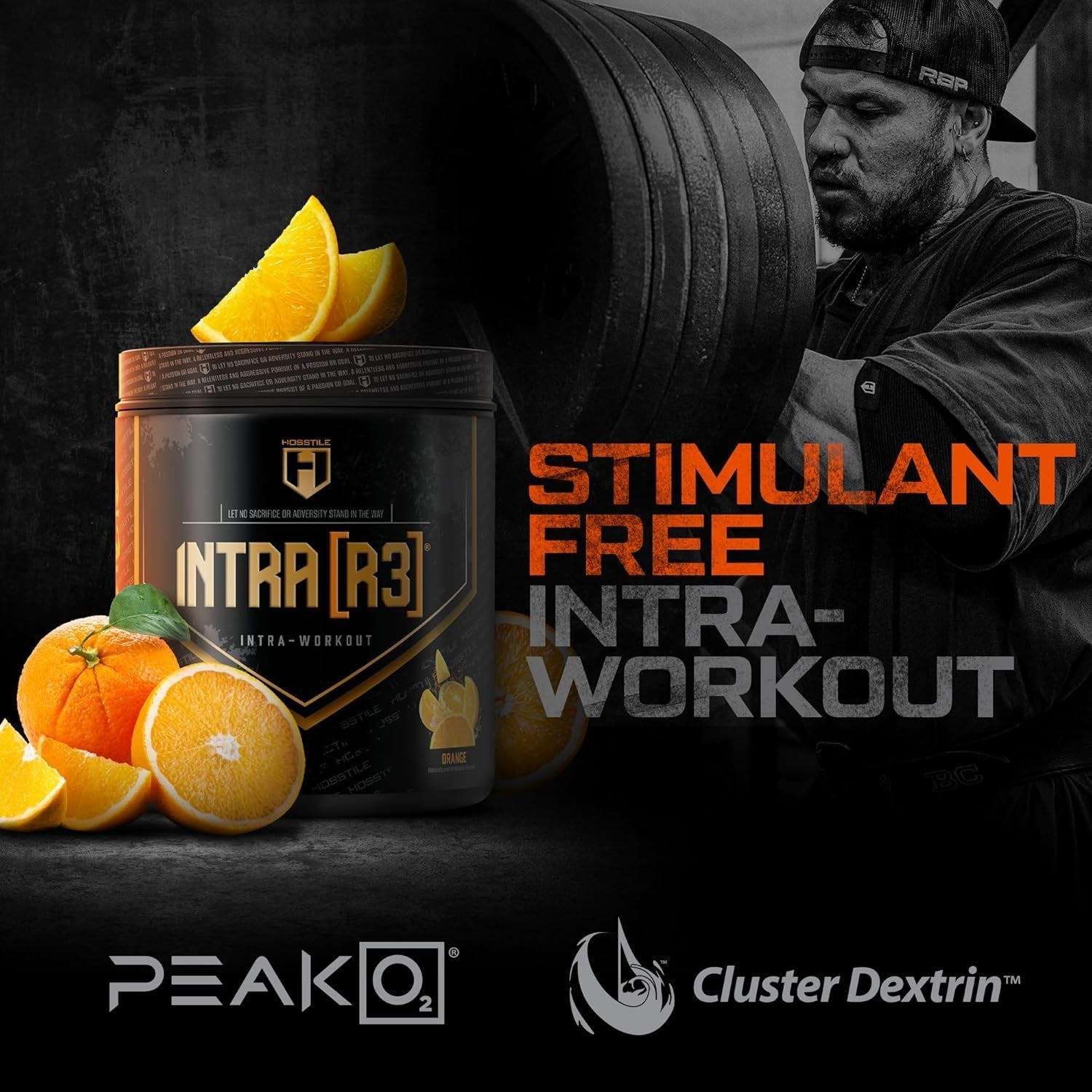 HOSSTILE Intra[R3] Intra Workout Powder, EAA & BCAA Drink, 20 Servings