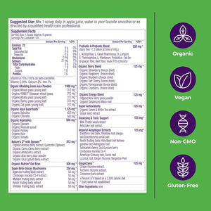 Paradise Herbs, ORAC Energy Greens Powder, 120 Servings