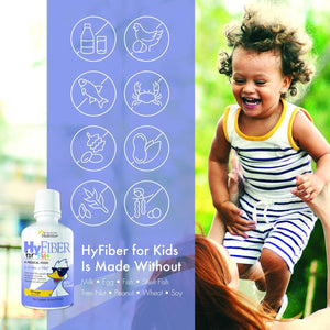 Medtrition Hyfiber Liquid Fiber for Kids, Supports Regularity and Softer Stools, 6 Grams of Fiber, 32 Servings