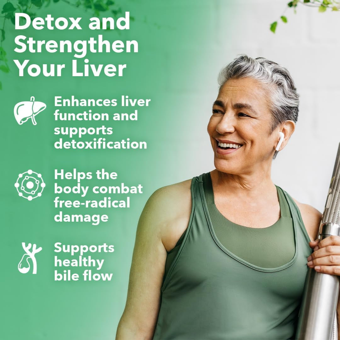 Lifeseasons Puri-T - Liver Cleanse & Detox Support Supplement - Supports Tissue Regeneration & Healthy Bile Flow - 60 Capsules