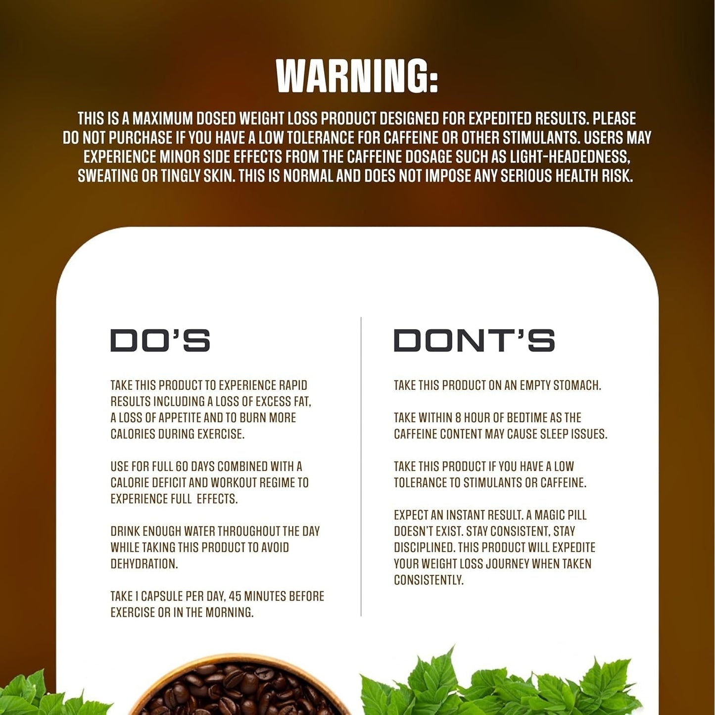 Biotruth Health Weight Loss Ultra | Appetite Suppressant Supplement, Fat Burner 60 Capsules