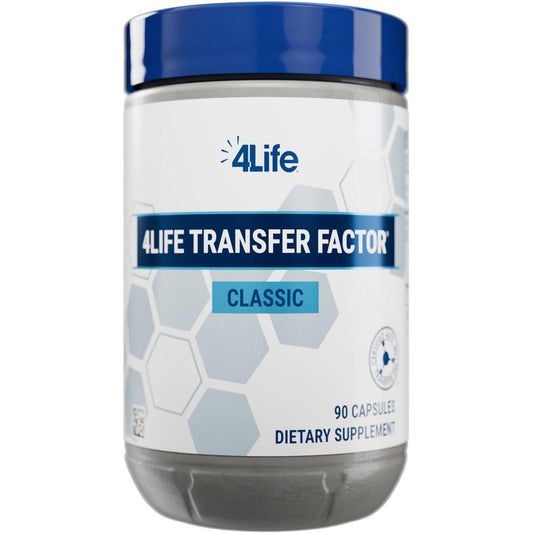 4Life Transfer Factor Classic -With Cow Colostrum for Enhanced Immune Response, Recognition, and Memory - 90 Veggie Capsules