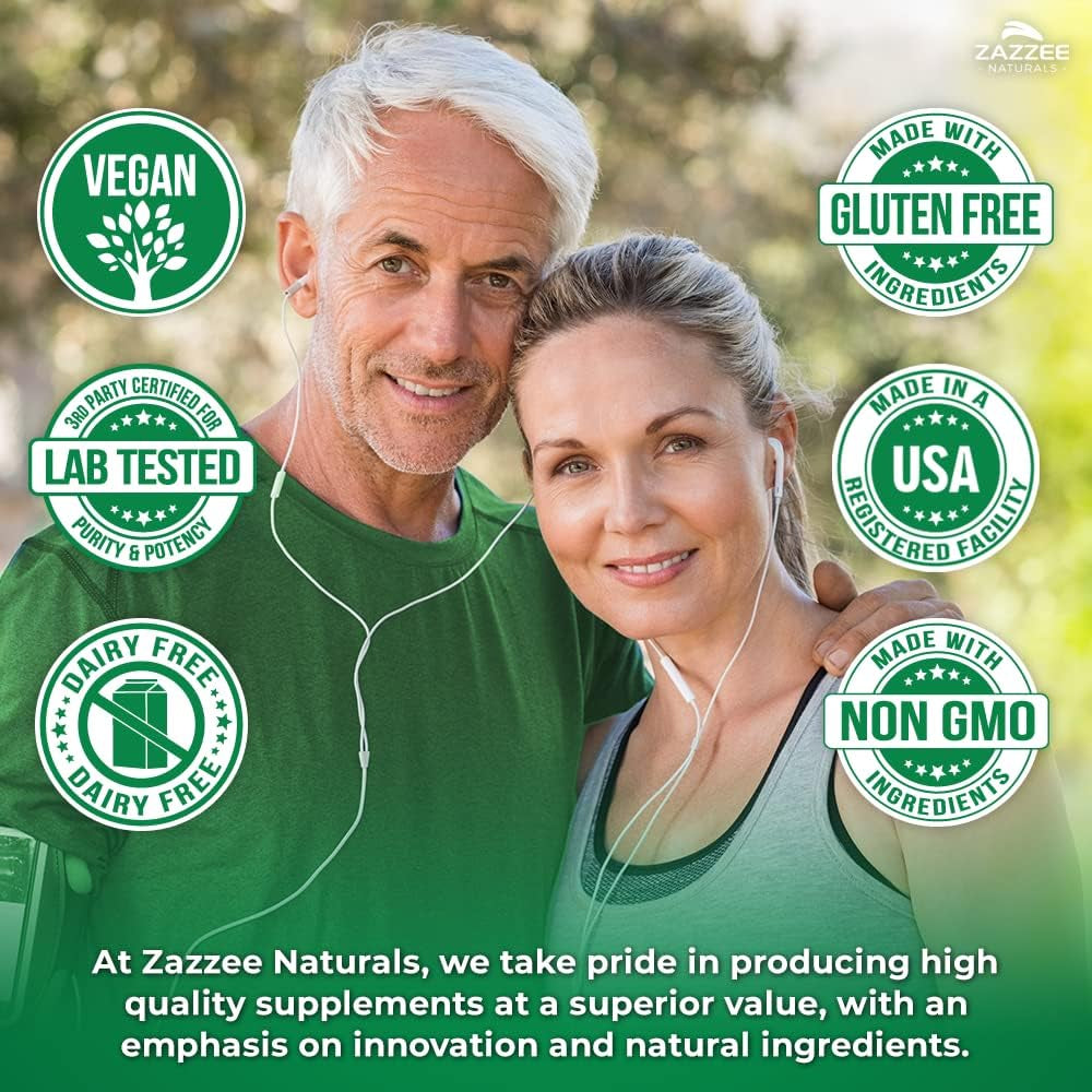 Zazzee USDA Organic Bilberry 20:1 Extract, 6000 Mg, 120 Vegan Capsules