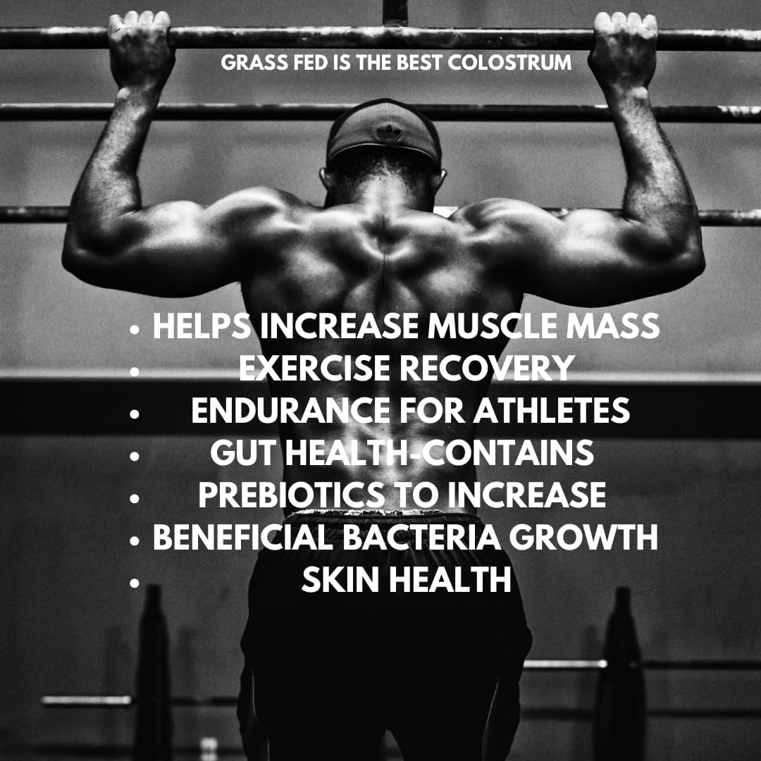 Bovine Colostrum Powder - Upto 30% IGG, Leaky Gut Repair Supplements,  90 Servings