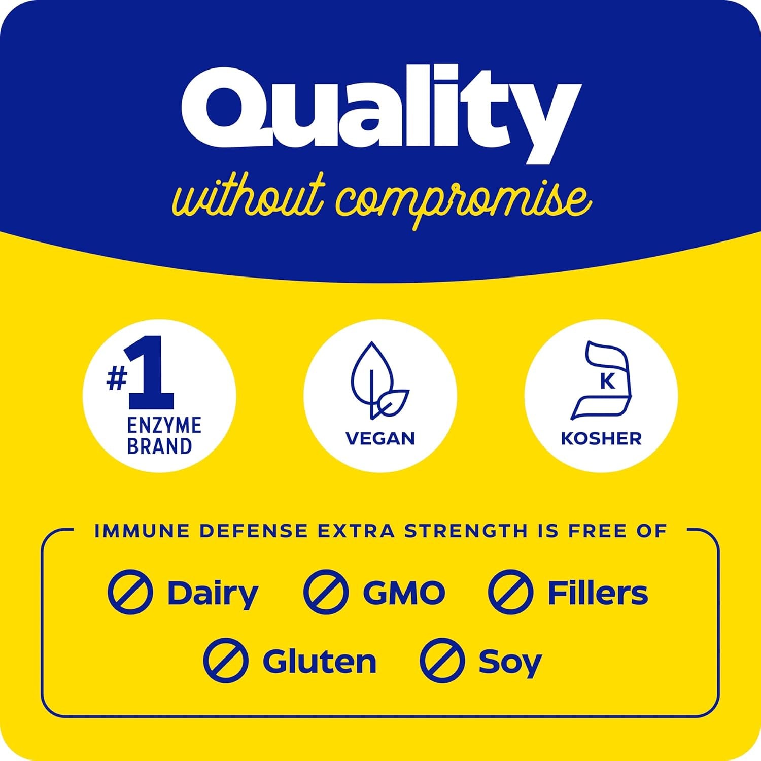 Enzymedica, Immune Defense, Extra Strength, Proteolytic Enzymes for 2X Immune & Respiratory Support, 90 Count