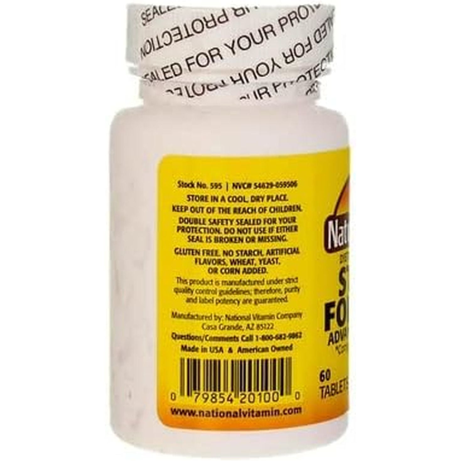 Nature'S Blend Stress Formula Vitamins 60 Tabs