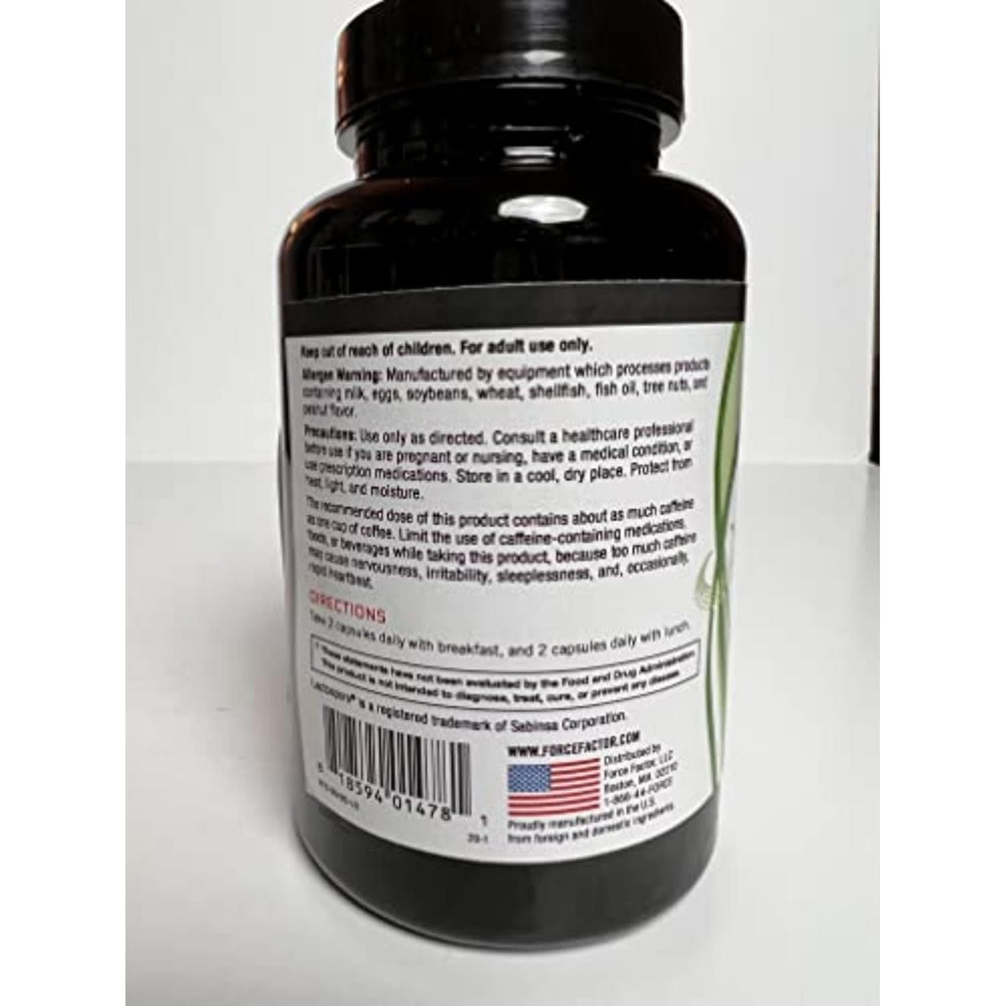 FORCE FACTOR Probioslim Weight Loss Essentials Complete Daily Digestive Health and Weight Loss Probiotic Supplement 120 Capsules
