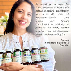 Artery Plaque Removal Formula to Support Blood Pressure, Healthy Cholesterol, and Heart Rhythm | 90 Capsules | by Sana Herbal