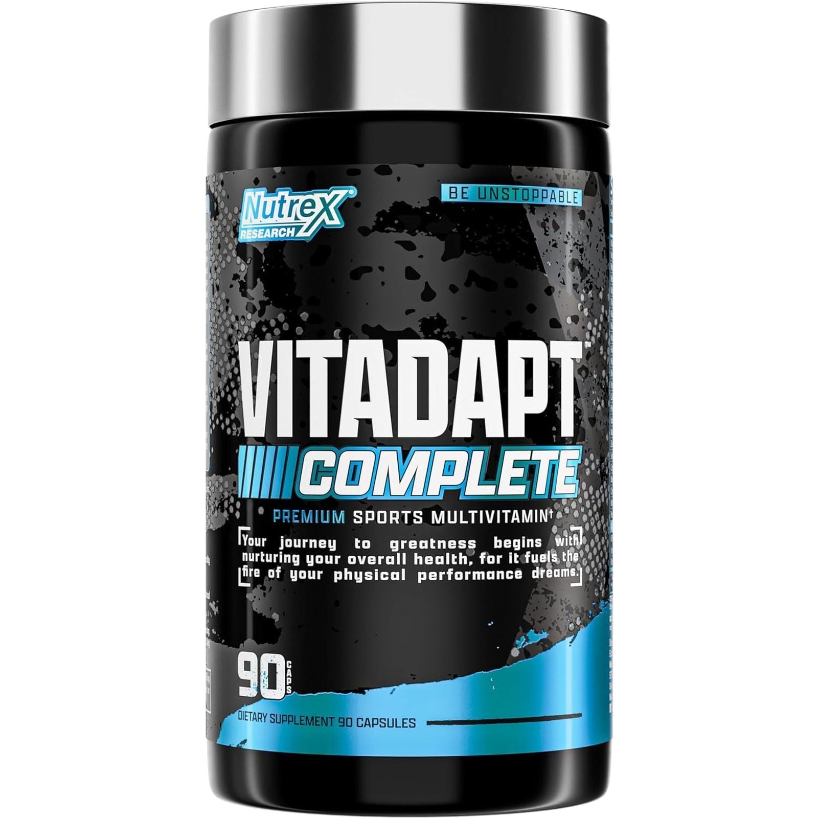 Nutrex Research Vitadapt Complete Sports Multivitamin for Men - 24 Vitamins, KSM-66 Ashwagandha and Minerals for Athletes (90 Capsules)