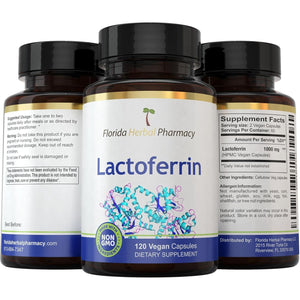 Florida Herbal Pharmacy, LACTOFERRIN Capsules (120 Capsules/500 Mg)