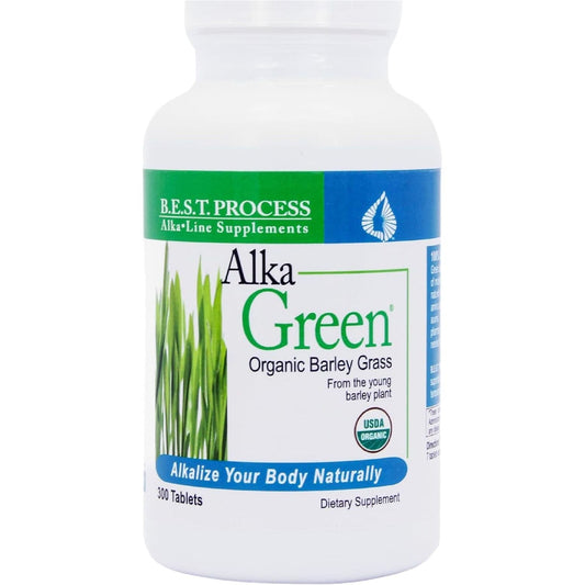 Alka•Green Tablets Best Process Alkaline - Natural Source of Enzymes & Amino Acids