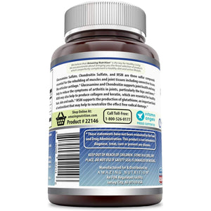 Amazing Formulas Glucosamine Chondroitin MSM  Supplement (120 Count)