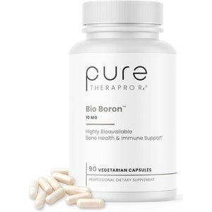 Pure Therapro Rx Bio Boron 10Mg for Bone Health, Joint Flexibility, Cardiovascular Function & Immunity Support 3 Months Supply