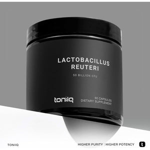 Toniiq 50 Billion CFU Lactobacillus Reuteri Probiotic 50Mg - Highest CFU Count - 60 Servings