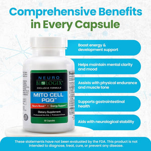 Mito Cell PQQ Supplement for Optimal Mitochondrial Support
