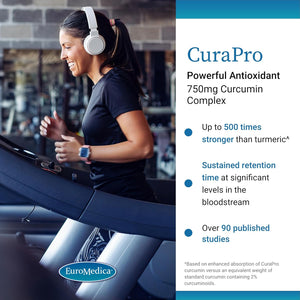 Euromedica Curapro - Clinically-Studied Liver, Brain, Heart & Immune Support - 60 Servings/750Mg