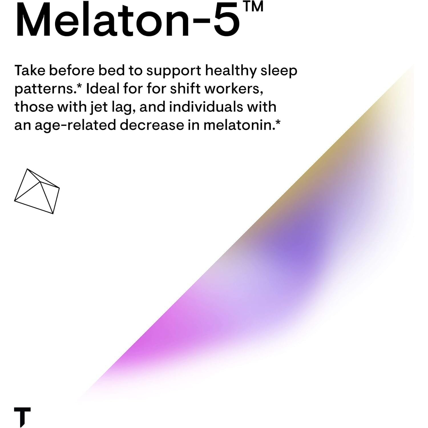 THORNE Melaton-5  5Mg Melatonin - Supports Restful Sleep 60 Capsules