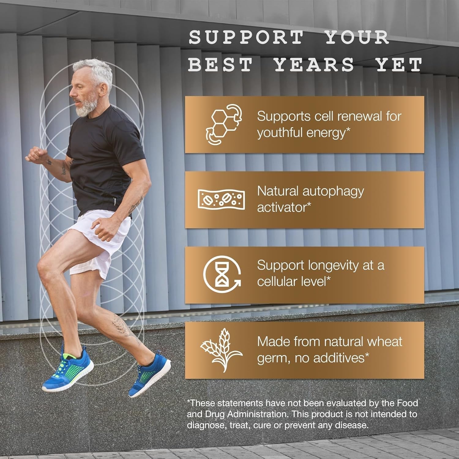 OMRE Spermidine Supplement 10Mg- 3Rd-Party Tested 1000Mg Wheat Germ Extract Standardized to No Less than 1% Spermidine