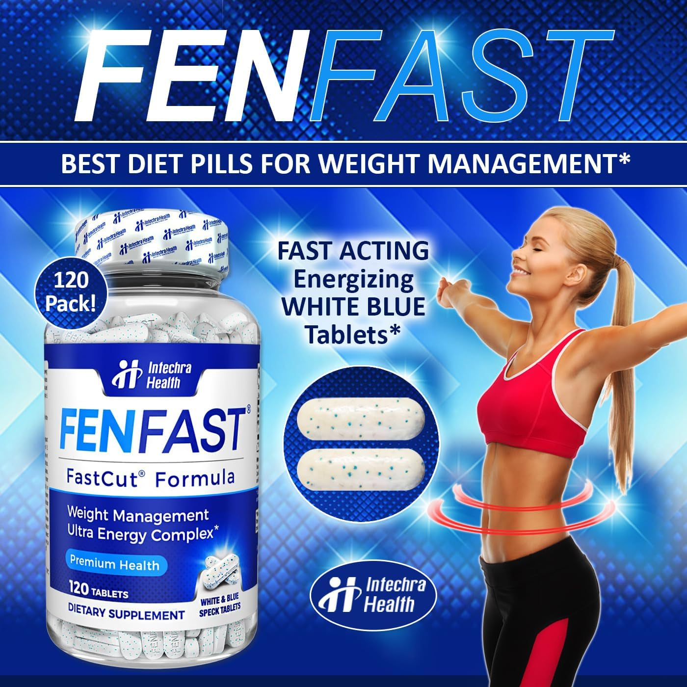 Diet Pills That Work for Weight Management + Powerful Energy Boost 120 Tablets